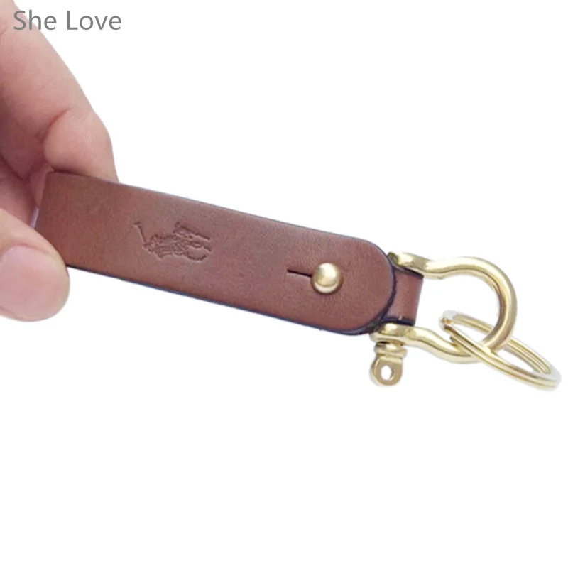 Chzimade кожаное ремесло DIY брелок для ключей деревянная искусственная штамповка