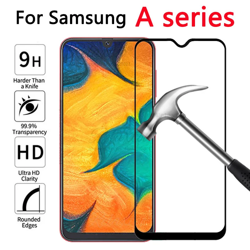 Закаленное стекло для Samsung Galaxy A20 A30 A40 A50 Защитное A 20 30 40 50 A305F A405F A505F Передняя