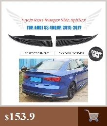 Задний спойлер для Audi A3 S3 Sline RS3 Sedan 2013- задний багажник спойлер для багажника крыло из углеродного волокна/FRP