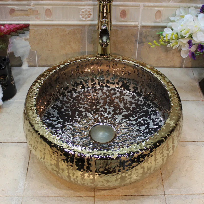 Керамическая раковина в европейском винтажном стиле столешница для умывальника