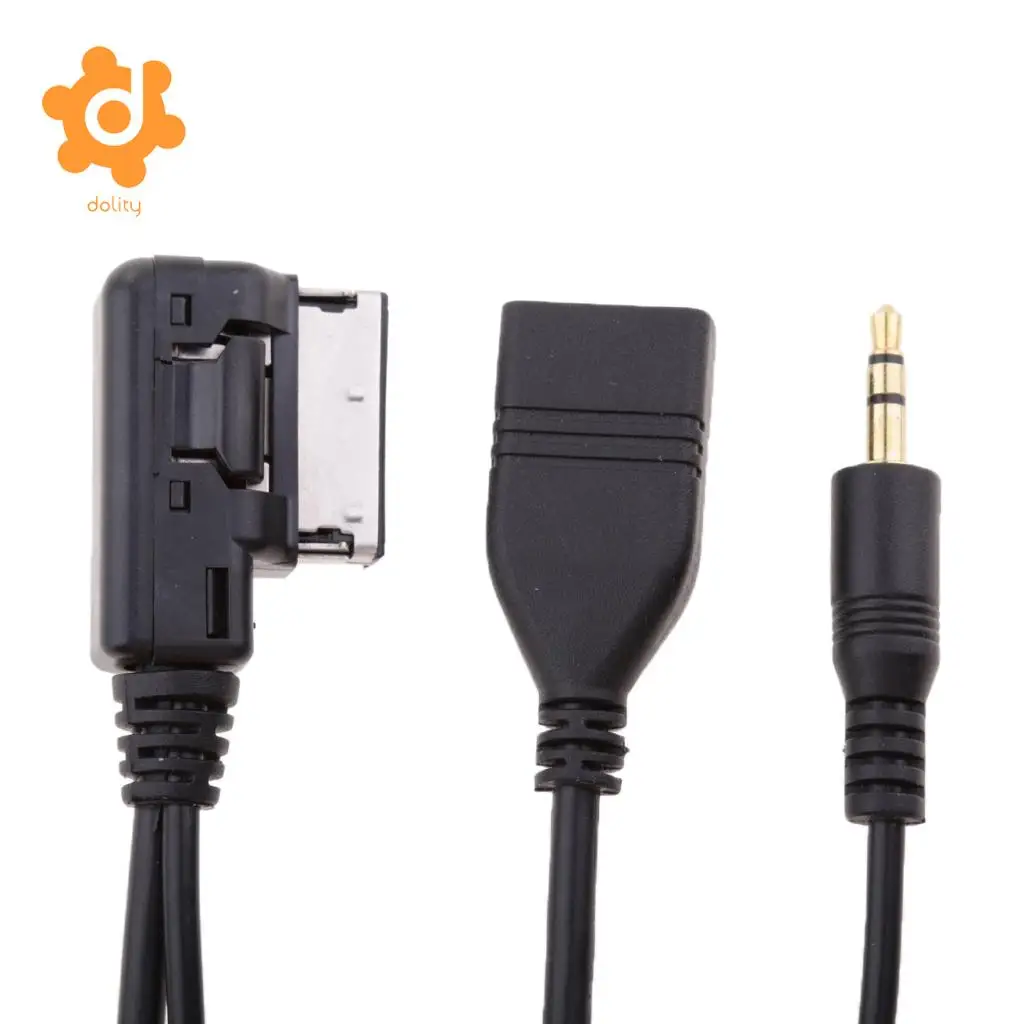 Dolity In Car AMI интерфейс + USB зарядное устройство 3 5 мм AUX аудио кабель для Mercedes Benz C63 E200l