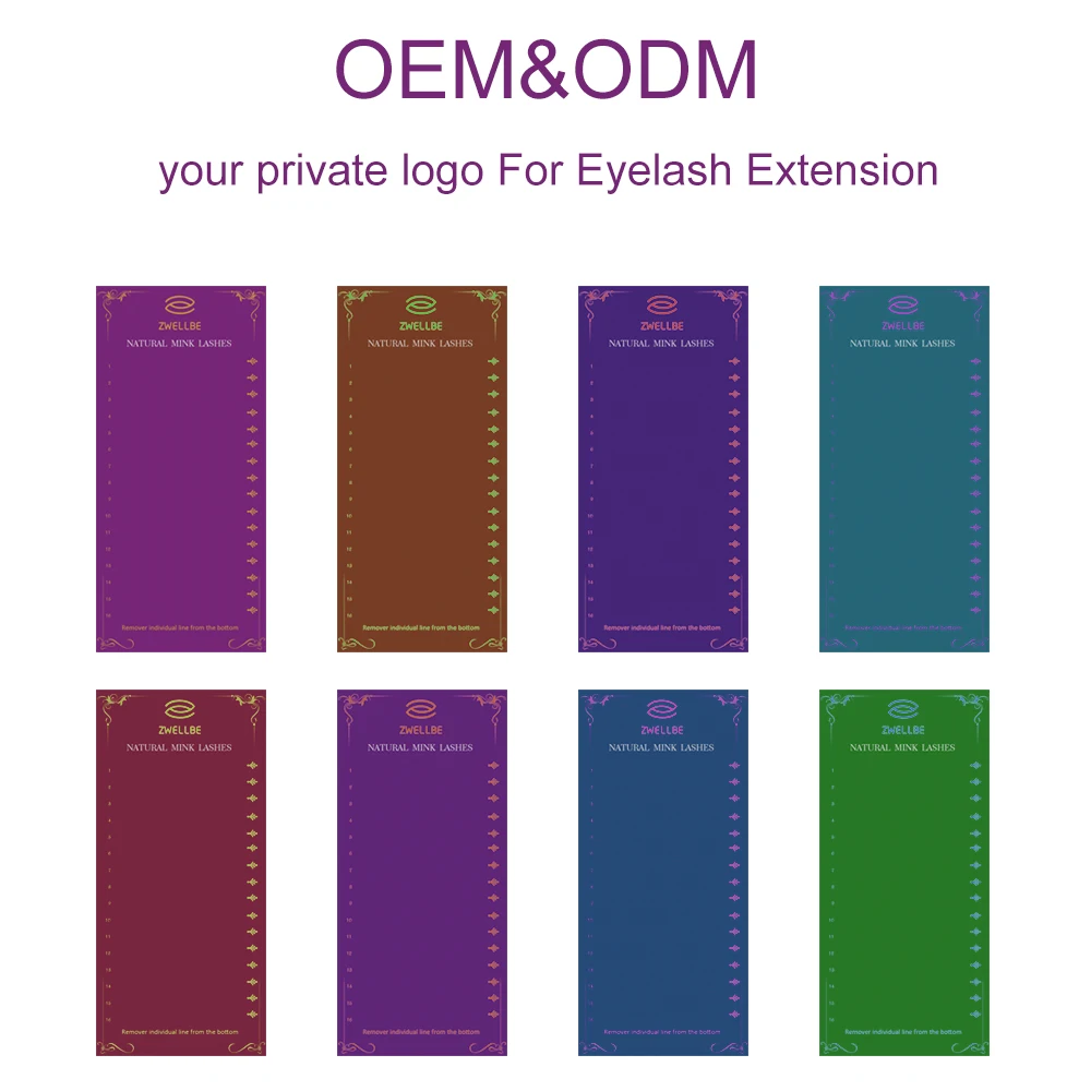OEM ODM накладные ресницы частный логотип DIY Индивидуальный личные для наращивания