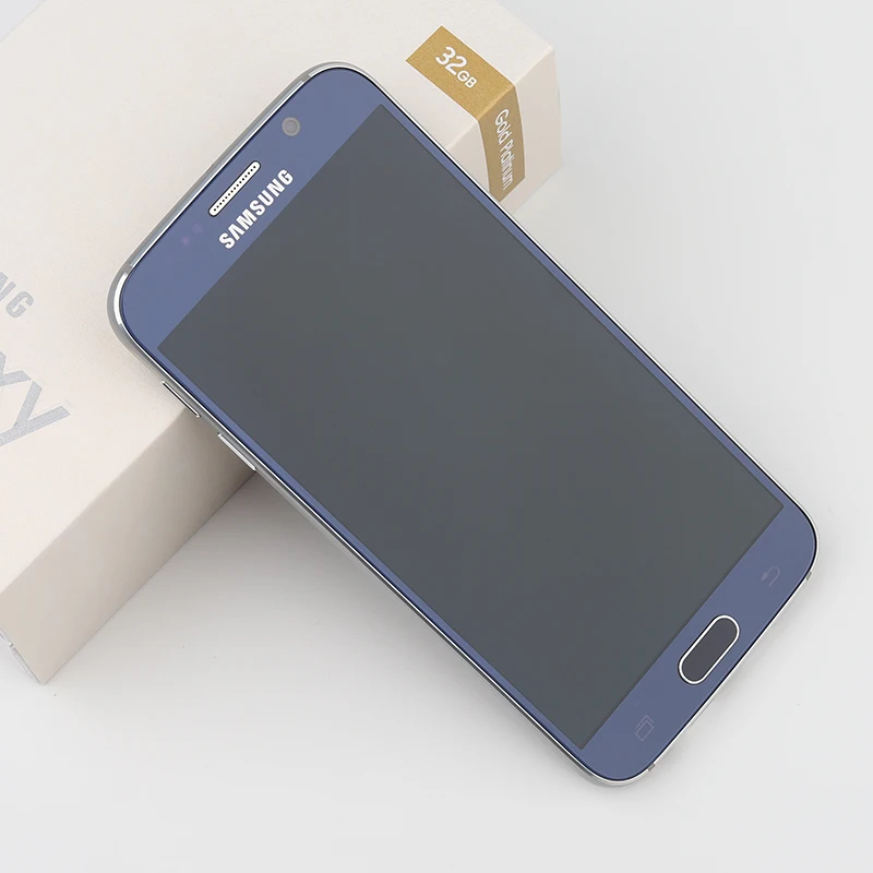 Разблокированный Samsung Galaxy S6 G920A G920F 4G LTE мобильный телефон 16MP камера 32 Гб ROM