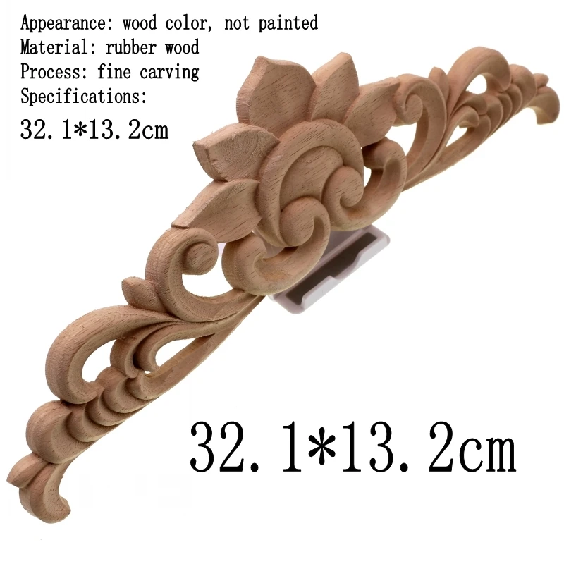 Винтажная деревянная резная угловая стена RUNBAZEF искусственная мебель