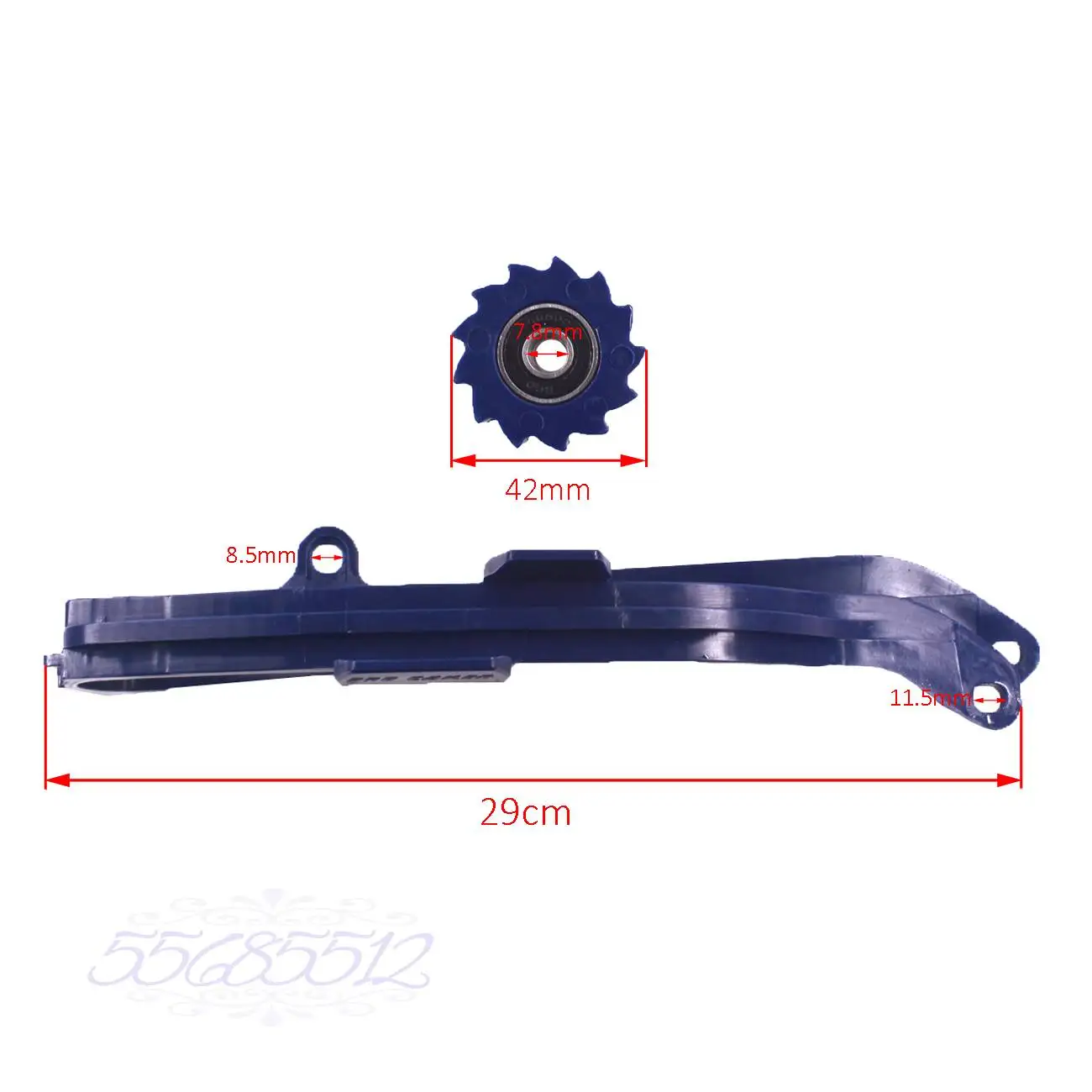 Цепь слайдер гвардии комплект для Yamaha YZ250F/450F YZ250FX WR250F|chain slider|chain kityamaha chain kit |