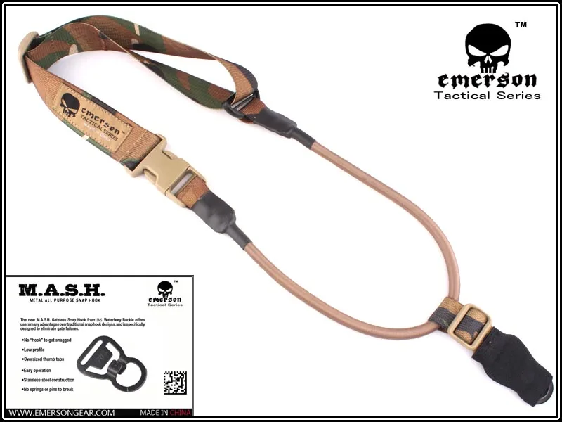 EmersonGear l. Q.e одна точка Стропы серии l охотничьи страйкбольные стропы с пюре крюк винтовка Слинг тактический пистолет стропы кобуры