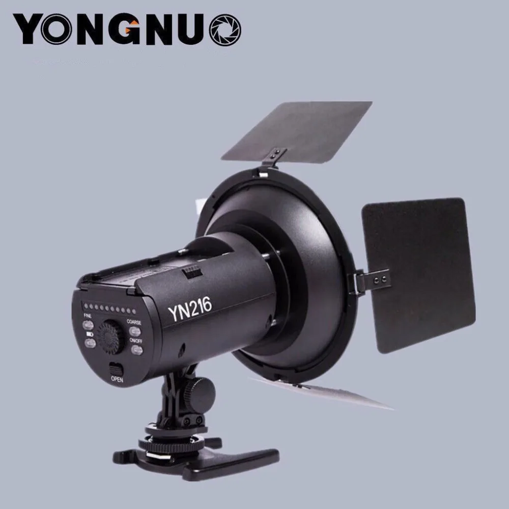 Yongnuo YN-216 Pro LED Студия Video Light для Canon Nikon Sony Видеокамера DSLR 5500 К/двухцветный YN216C с 4