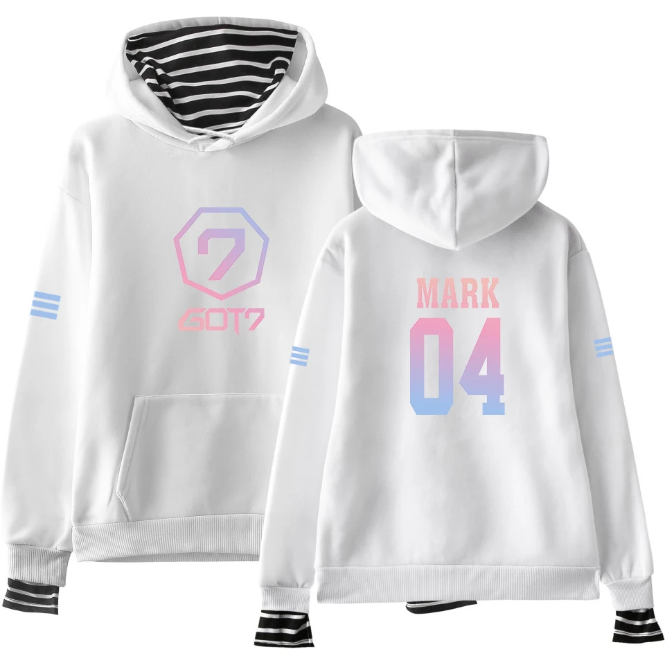 Толстовка LUCKYFRIDAYF GOT7 в стиле Харадзюку свитшот женская и мужская хлопковая