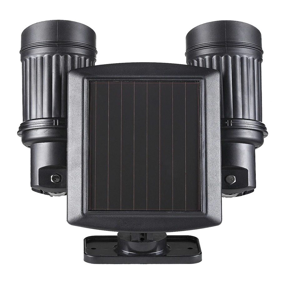 14 светодиодов светодиодная Солнечная лампа PIR датчик движения двойная головка