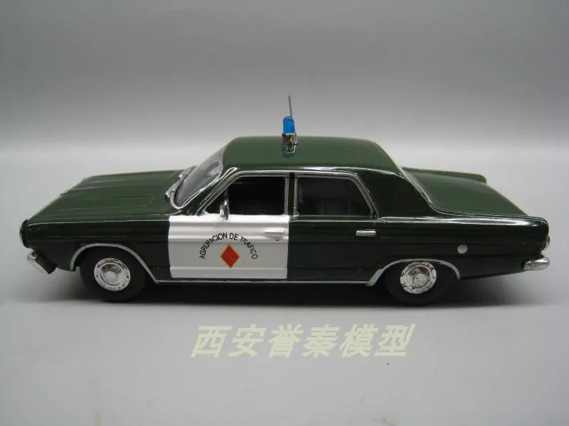 IXO 1/43 масштабная модель автомобиля игрушки 1962 DODGE Дротика испанская полицейская версия литая под давлением металлическая модель автомобиля игрушка для коллекции, подарок, для детей