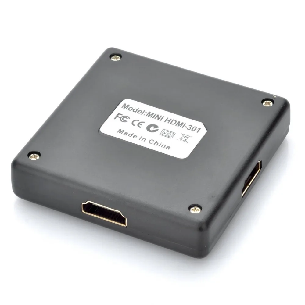 Высокоскоростной мини 3 порта HDMI hd коммутатор входа 1 выход/HDMI конвертер для PS3 PS4