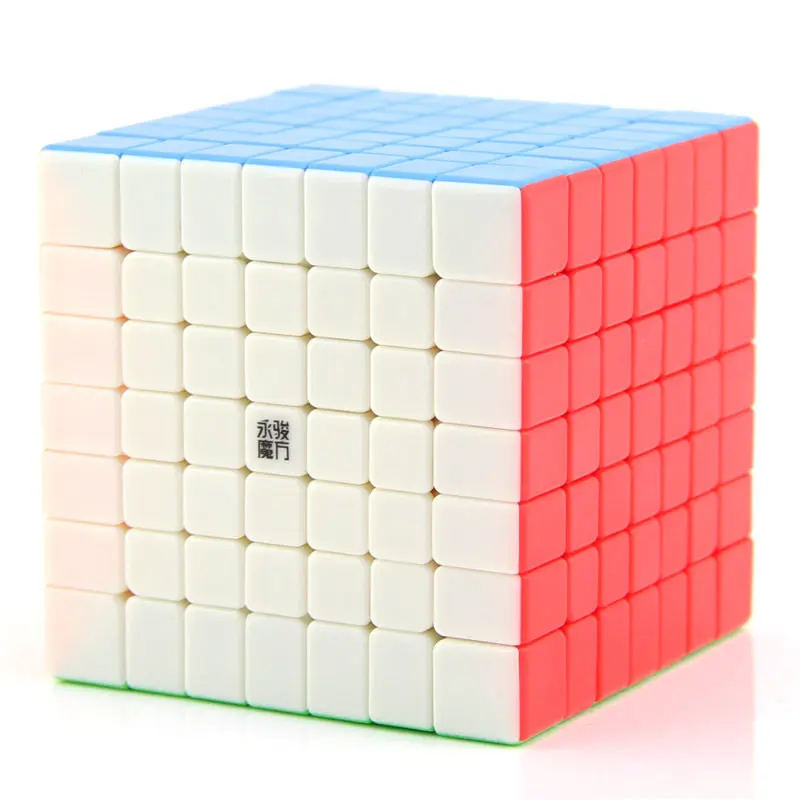 YJ RUIFU 7X7X7 Профессиональный соревновательный куб, 7x7 Stickerless speed Cube Пазлы для взрослых Развивающие игрушки для детей