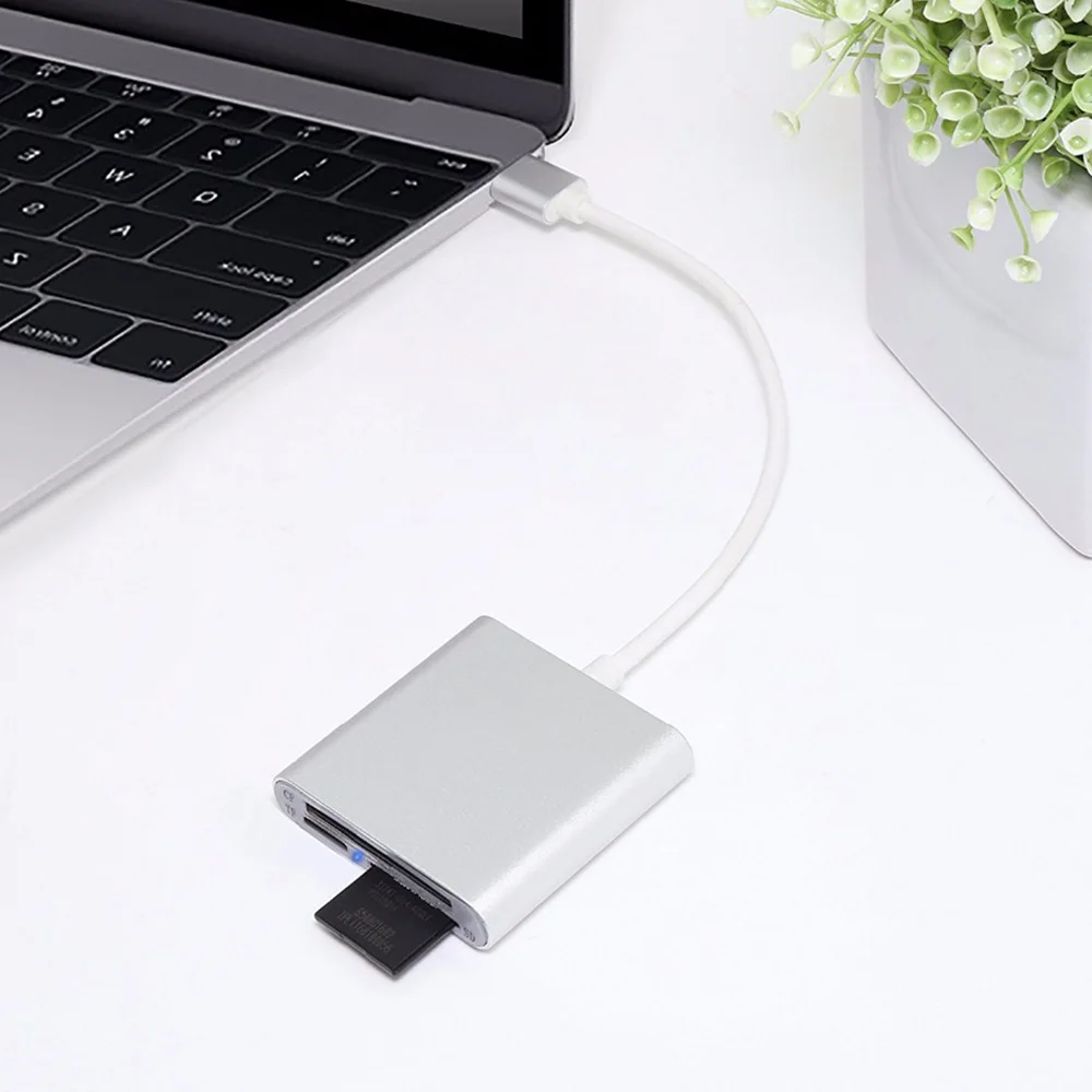 USB 3 1 супер скорость Тип C SD TF камера внешний мульти кардридер для iPad телефона OTG
