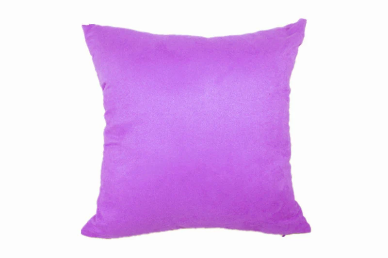purple ; зимняя обувь, Заказные ботинки 40/45/50/55/60/65 см 22 Цвета полиэстер замша простая окрашенная подушка крышка HT-PSUDC-01 - Цвет: purple