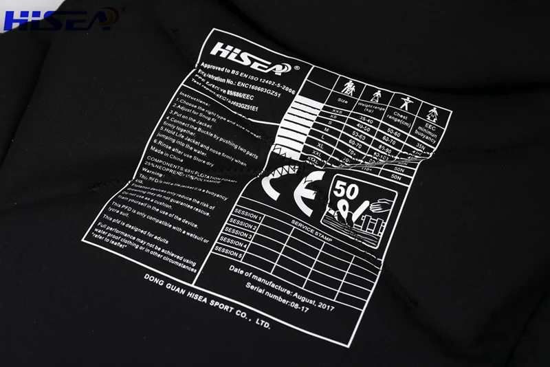 Hisea, спасательный жилет для взрослых с Плавучестью, Neoprere, качественный, гладкий, YAMAMOTO, качественный спасательный жилет для серфинга, рыбалки, рафтинга, серфинга, Каяка