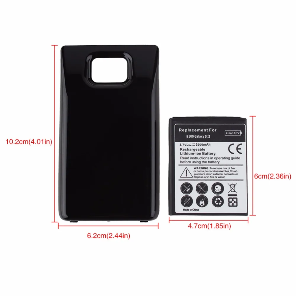 Мобильный телефон аккумулятор для Samsung Galaxy S2 I9100 I9103 I9105 реальная емкость 3500 мАч