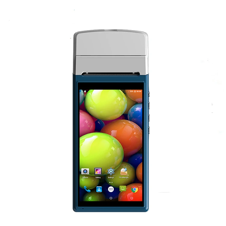 ZKC5502 5 дюймовый сенсорный экран КПК беспроводной 4G ручной сканер штрих кода Android 7 0