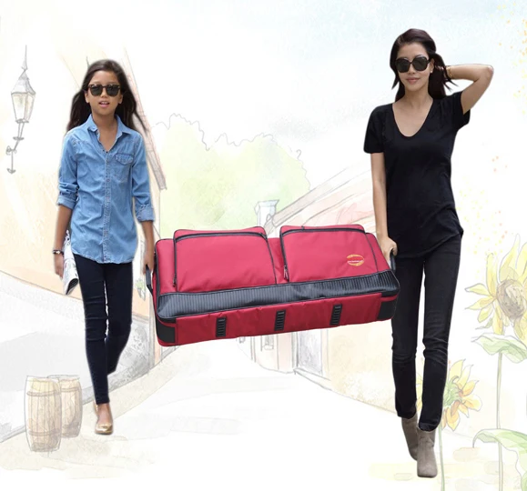 Роскошный профессиональный переносной мягкий чехол сумка для пианино 61 76 клавиш