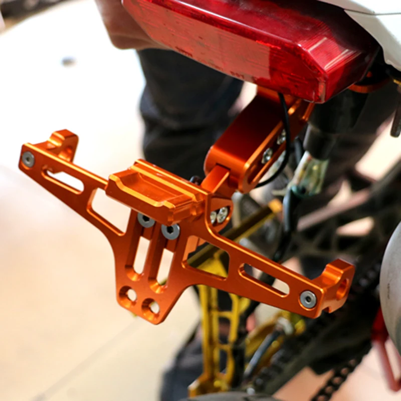 Алюминиевая рамка для номерного знака мотоцикла с регулируемым углом Kawasaki Yamaha
