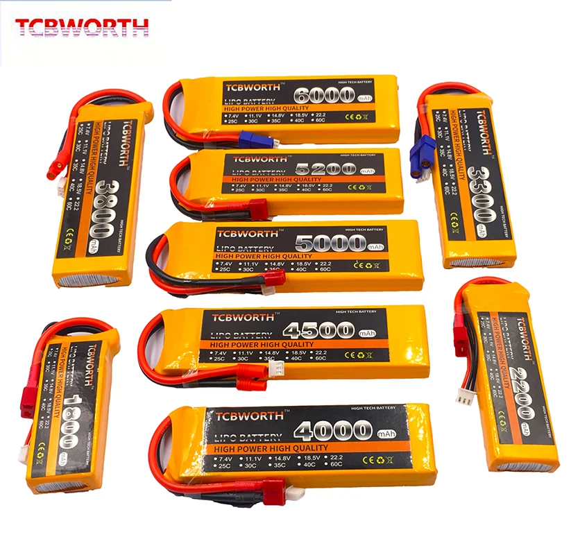 

New 2S RC Drone Lipo Battery 7.4v 1800mAh 25C 35C 60C 2S LiPo For RC Aircraft Drone Airplane Car Rechargeable 7.4V Battery LiPo
