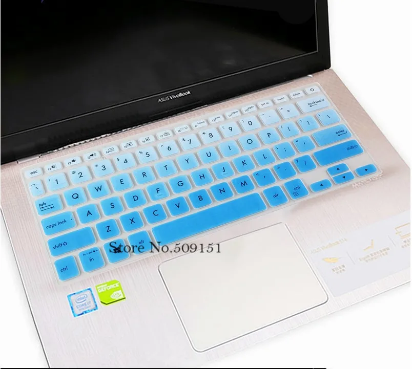 Силиконовый чехол-клавиатура для ноутбука, защитная пленка для Asus S4300 S4300U S4300UN, новинка, ASUS Vivobook S2 14