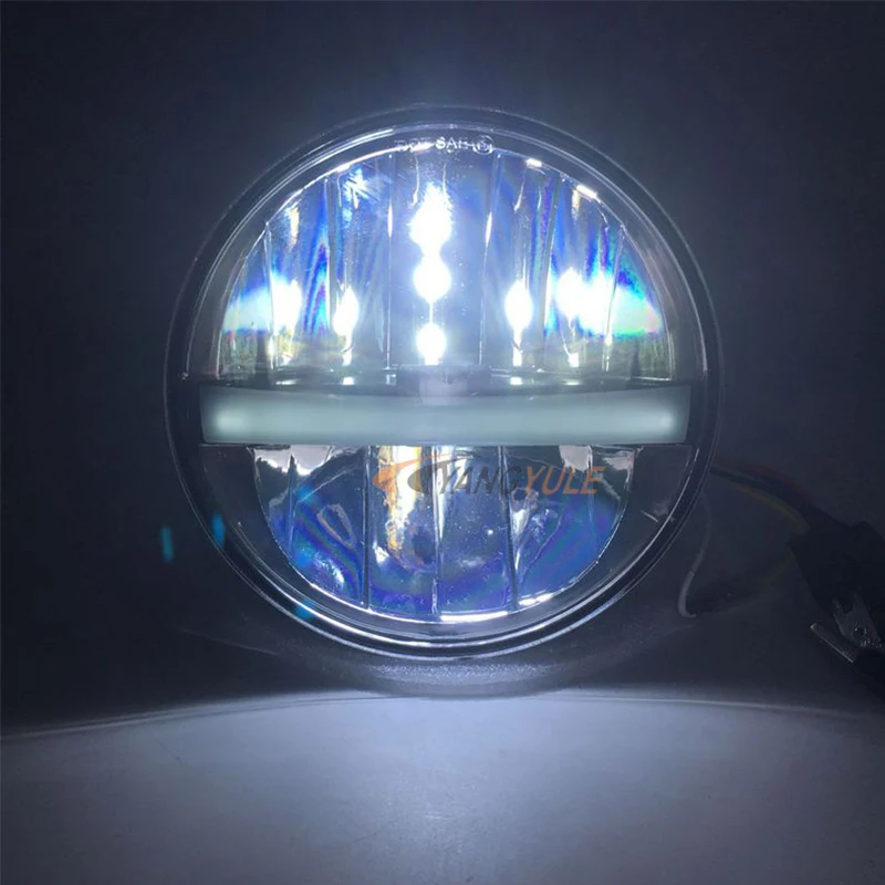 5,75 дюйма 36 W Светодиодный круглая фара для мотоцикла Wide Glide XL1200X FXDX семьдесят два фар светодиодный 5 3/" фары