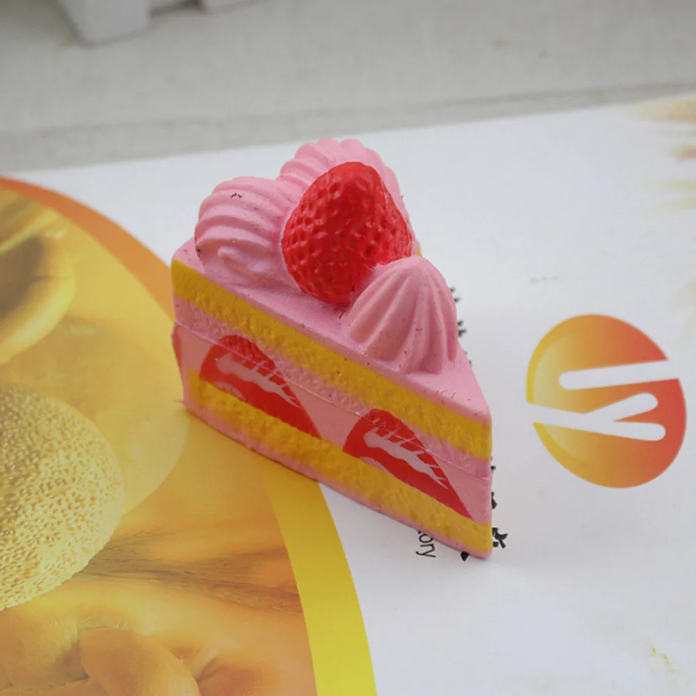 Мягкий клубничный торт ремни крем духи медленная декомпрессия игрушки стресс