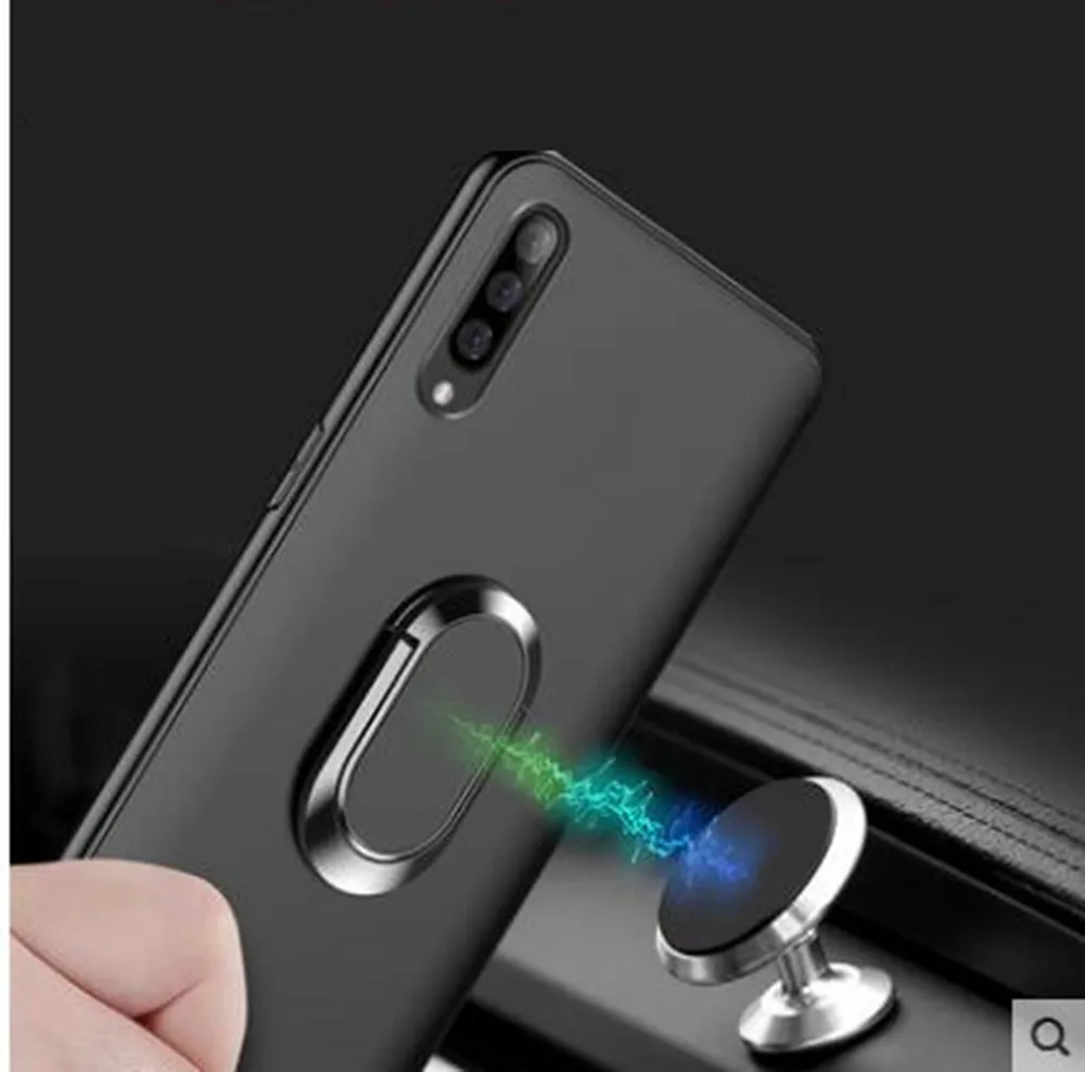 for oukitel c12 pro case finger ring holder soft matte silicone back cover for umidigi c11 pro case skin housing free global shipping
