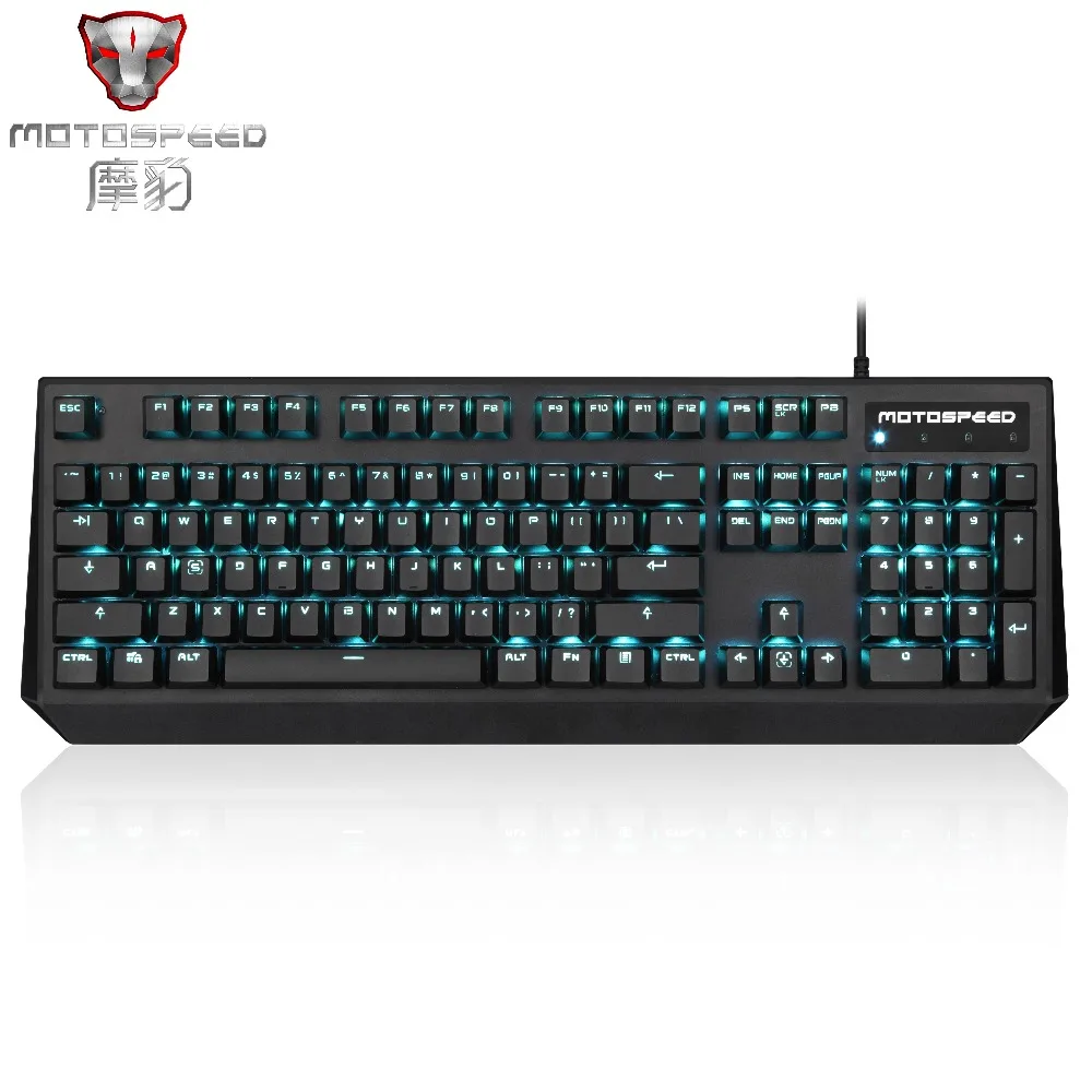 Motospeed CK95 USB игровая механическая клавиатура с подсветкой для геймера RGB