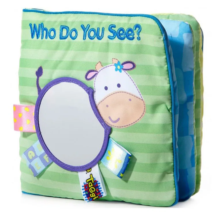 Candice guo! Симпатичные мягкие тканевая книга с рисунками зверей из мультфильмов для