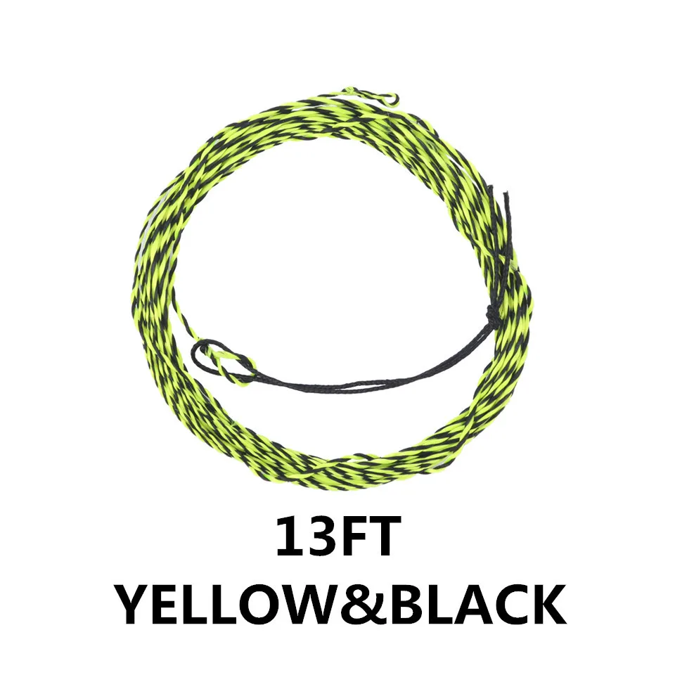 13FT YELLOWBLACK Maximumcatch 17LB 11 футов/12 футов/13 футов Тенкара нахлыстом леска 3,3 м/3,6 м/3,9 м плетеная леска - Цвет: 13FT YELLOWBLACK