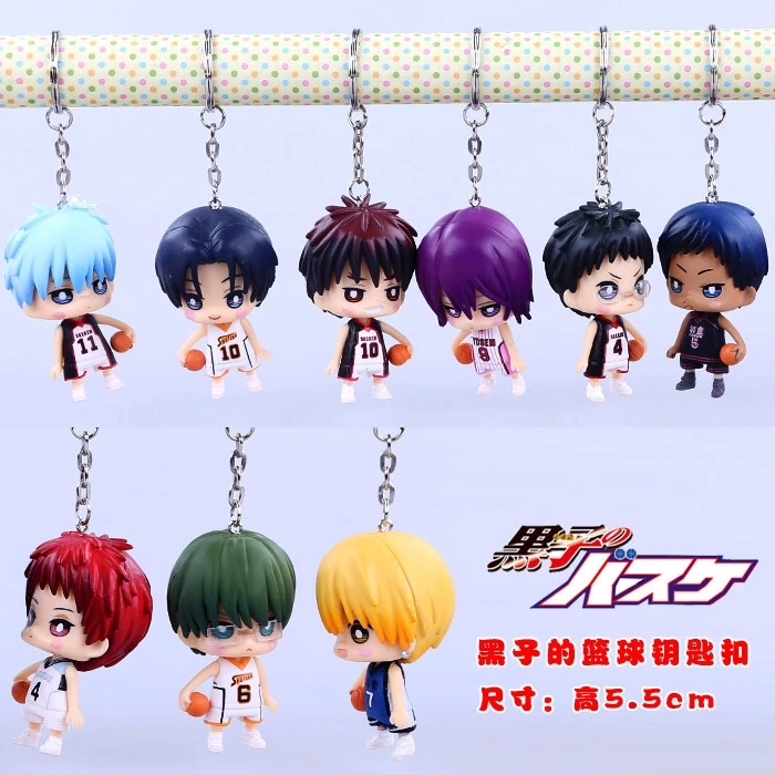 

9 шт./лот Аниме Kuroko's баскетбольный Kuroko no Basuke мини ПВХ фигурка Брелки Игрушки для подарка