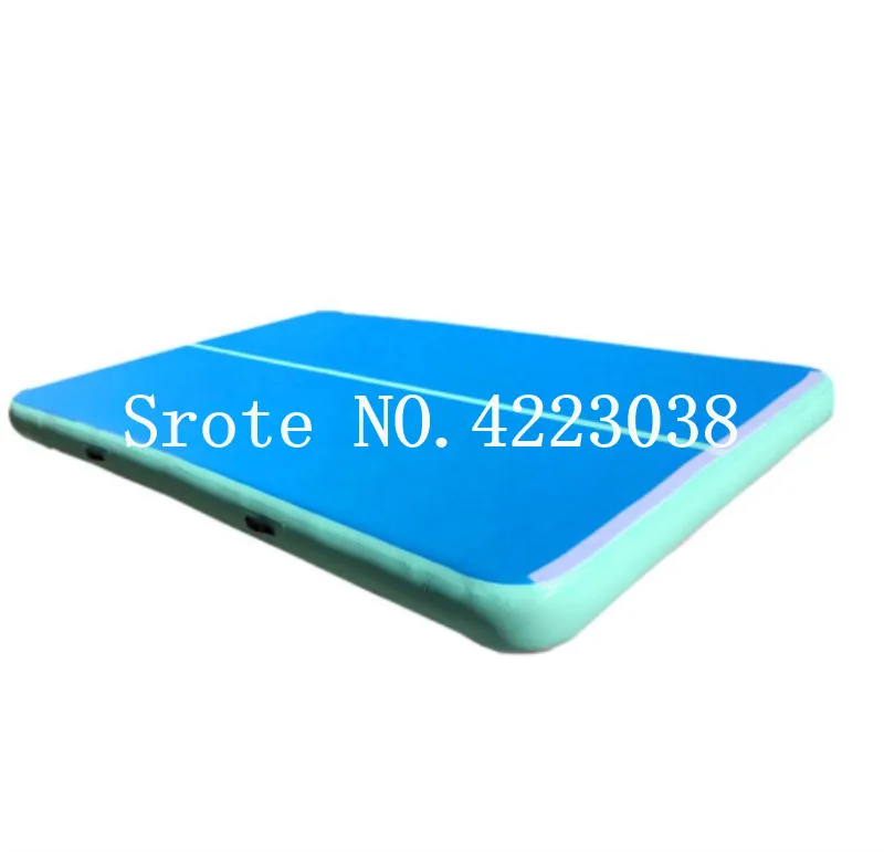 Скидка Бесплатная доставка, надувная воздушная дорожка от двери до двери 4 м X 4 м X 0,2 м, гимнастический воздушный трек, коврик для акробатики, гимнас...