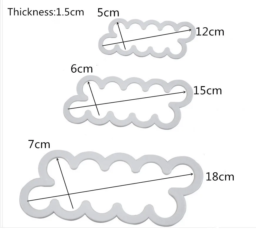 3 шт./компл. форма для торта с розой пластиковая белая роза цветок помадка резак