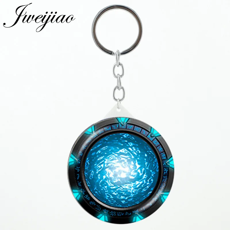 Брелоки JWEIJIAO Galaxy B717 с солнечной Туманностью, ручные пластиковые мини-зеркала для макияжа, подарок для девочек