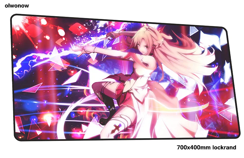 Size 700x400x2mm Sword Art онлайн коврик для мыши 70x40 см горячая Распродажа коврики для мыши лучший игровой коврик для мыши геймер милые персонализированные коврики для мыши Клавиатура ПК pad - Цвет: Size 700x400x2mm