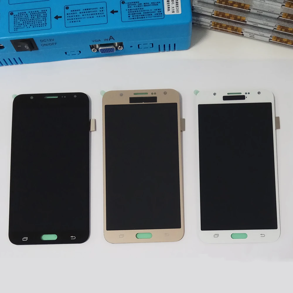 Яркость может регулировать дисплей для Samsung Galaxy J7 2015 J700 J700F J700H экран сенсорный