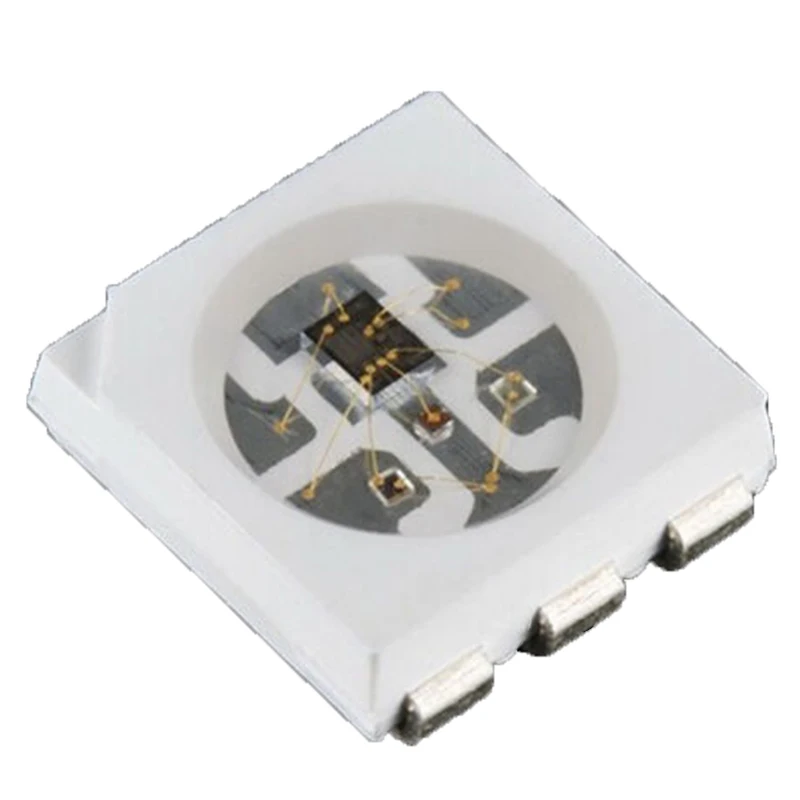 1000 шт. светодиодный чип 5050SMD 5 В светоизлучающие диоды индивидуально адресуемые