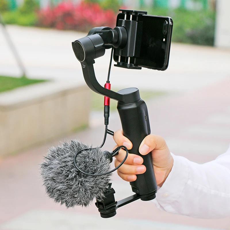 Аксессуары для штатива со светодиодной подсветкой и микрофоном DJI OM 4 Zhiyun Smooth 4/ Q/DJI