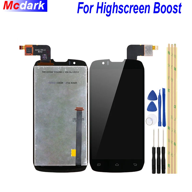 ЖК дисплей и цифровой преобразователь экрана в сборе с инструментами для