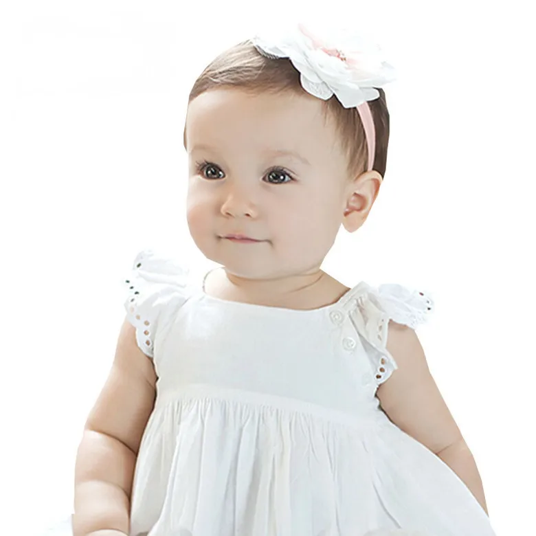 1 шт. Детские эластичные кружевные повязки на голову с цветами|kids headwear|headband newbornhair