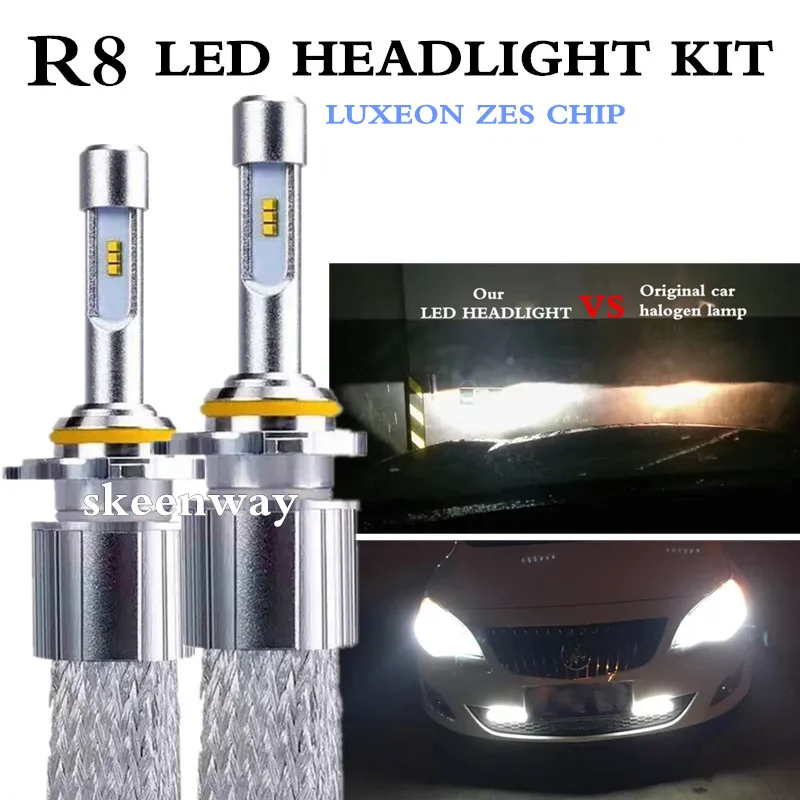 2 шт. Автомобильные светодиодные лампы H1 H4 H7 H8/H9/H11 9005 9006 9012 880 6000 | Автомобили и