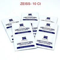 zeiss pre moistened lens wipes cleaning for eyeglass lenses sunglasses camera lenses cell phone laptop lens clothes pack of 10ct