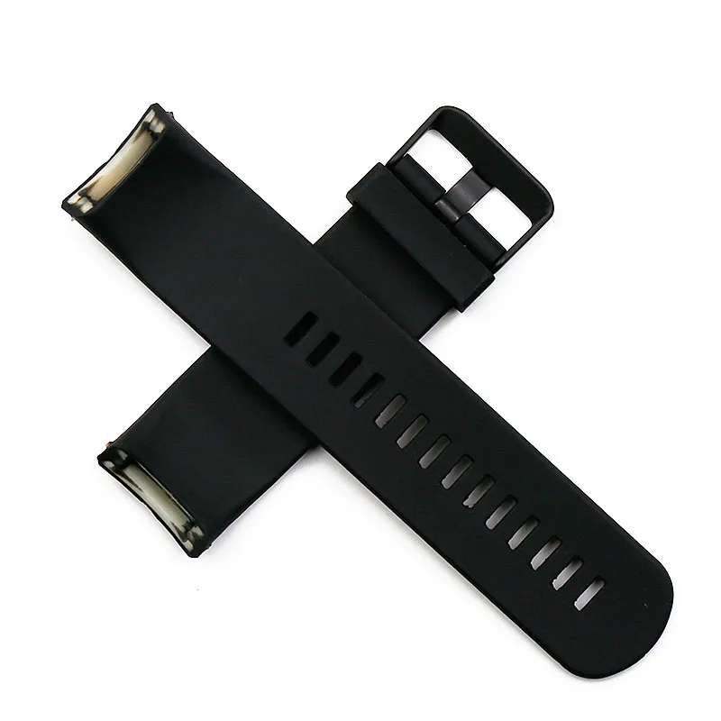 Rubber strap men's watch accessories pin buckle for Suunto7R KAILASH outdoor sports waterproof silicone watch band