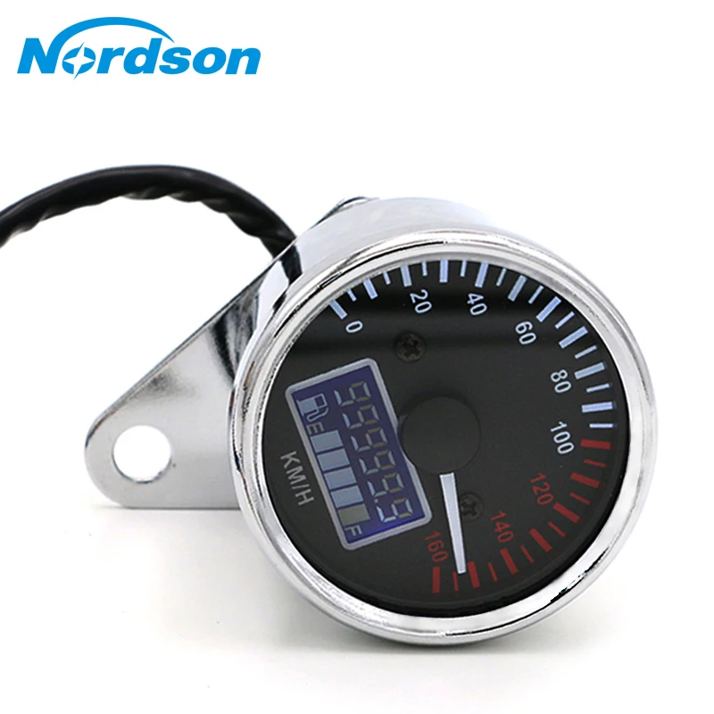 

Nordson Motorcycle Odometer LCD Speedometer Odometer Multifunction Universal For Honda Yamaha Suzuki Kawasaki