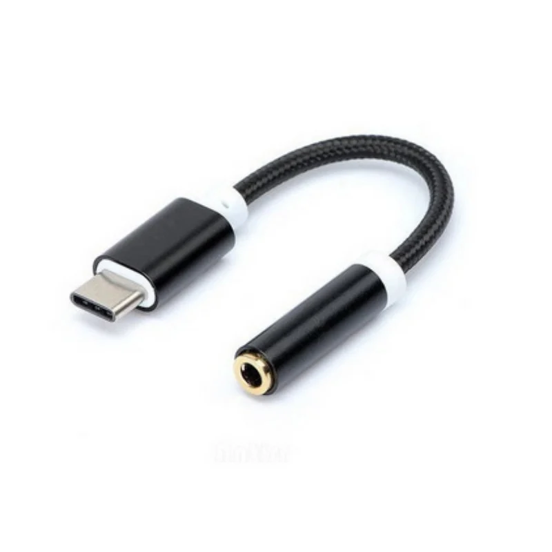 Кабель для наушников Type-C-3 5 мм адаптер аудио разъем телефона кабель USB 3 1 Type C