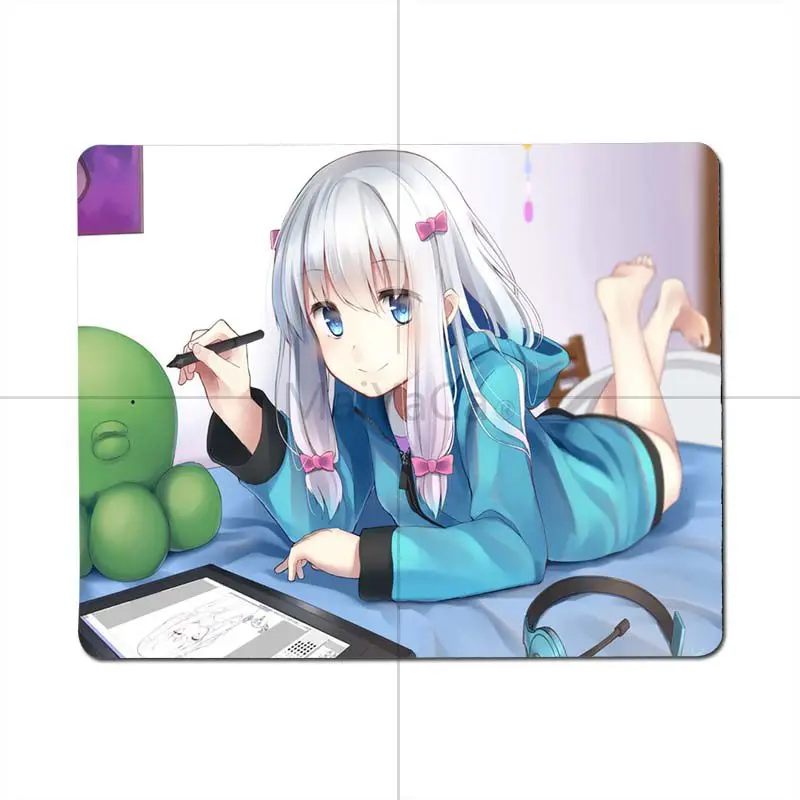 MaiYaCa Boy Gift Pad Eromanga sensei Izumi Sagir kawaii Girls mouse pad anime Laptop PC Mice Mat gaming Mousepad | Компьютеры и офис