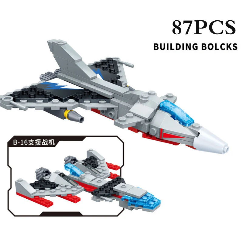659 шт. 8 в 1 самолет Карри строительные блоки кирпичи игрушки Legoings модели военный