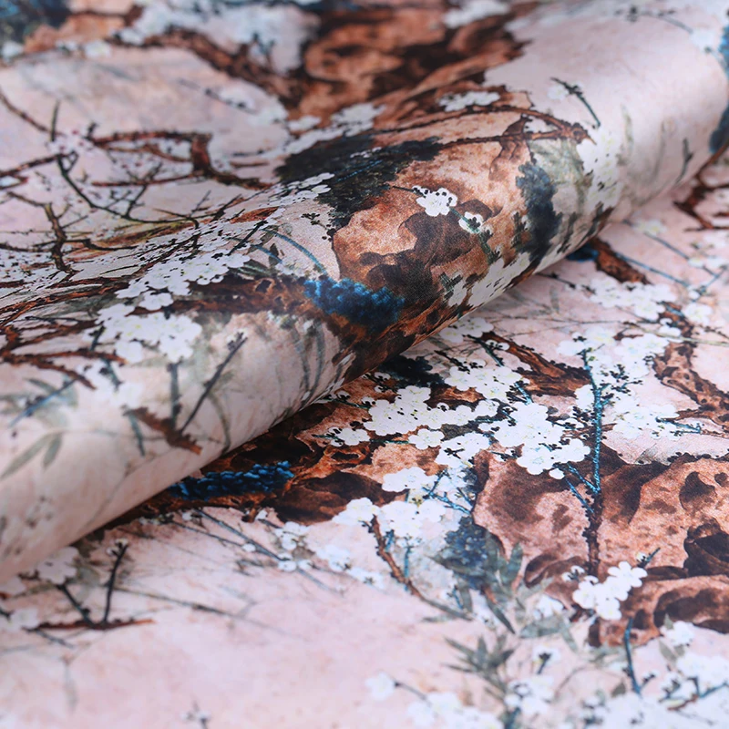 Весна-лето 2018 новинка широкая жесткая шелковая шелкографическая атласная ткань