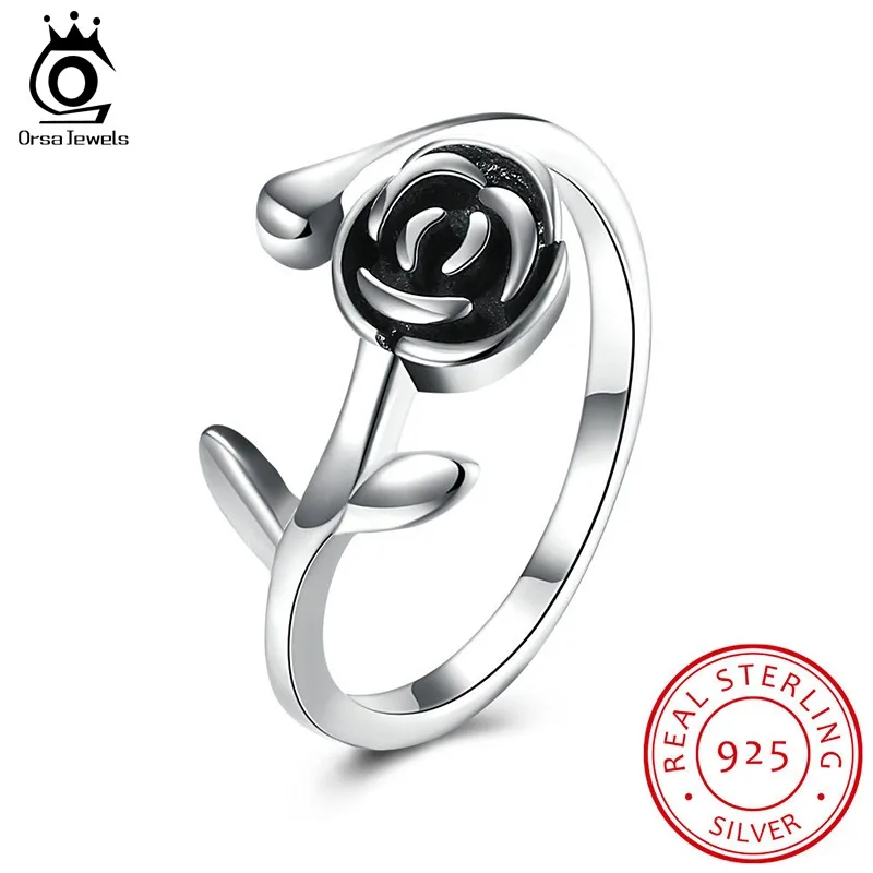 ORSA JEWELS серебряное ожерелье с подвеской 925, высокое качество, жемчужные подвески в виде ракушки, круглое черно-белое жемчужное ожерелье, ювелирные изделия для девушек OPSN25